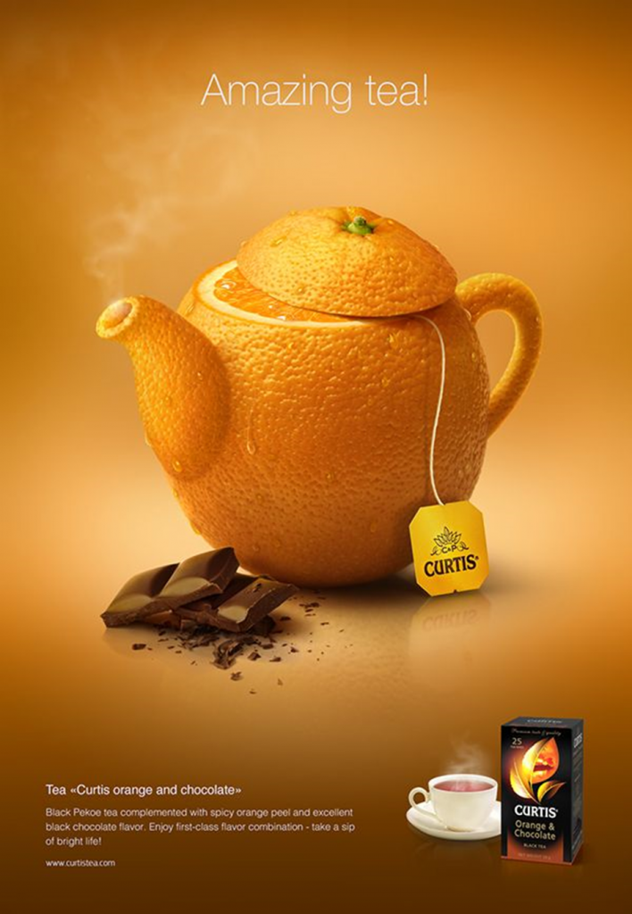 Amazing tea. Reklama herbaty Curtis 