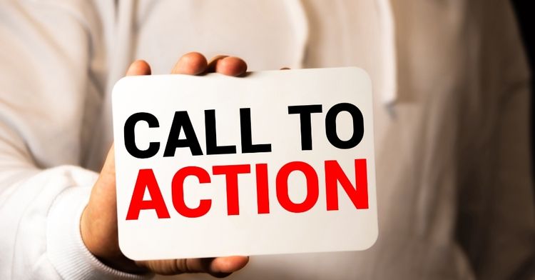 Call to action. Wezwanie do działania