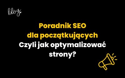 Poradnik SEO dla początkujących, czyli jak optymalizować strony?