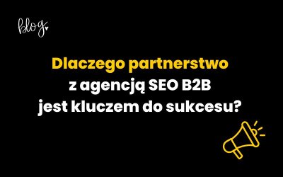 Dlaczego partnerstwo z agencją SEO B2B jest kluczem do sukcesu?